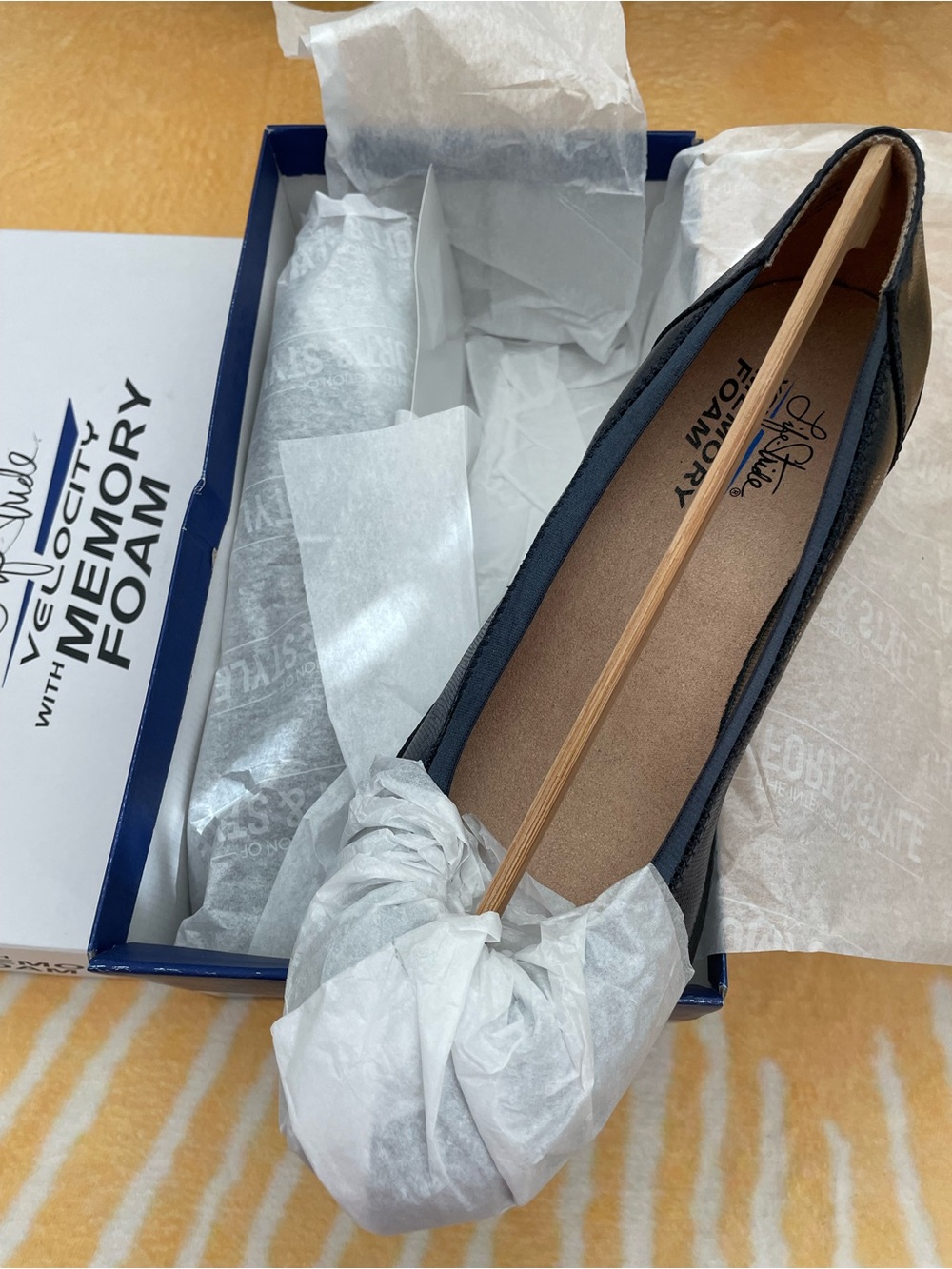LifeStride Indigo Velocity Memory Foam Wedge Navy Liz. 8.5 M - Picture 8 of 9
